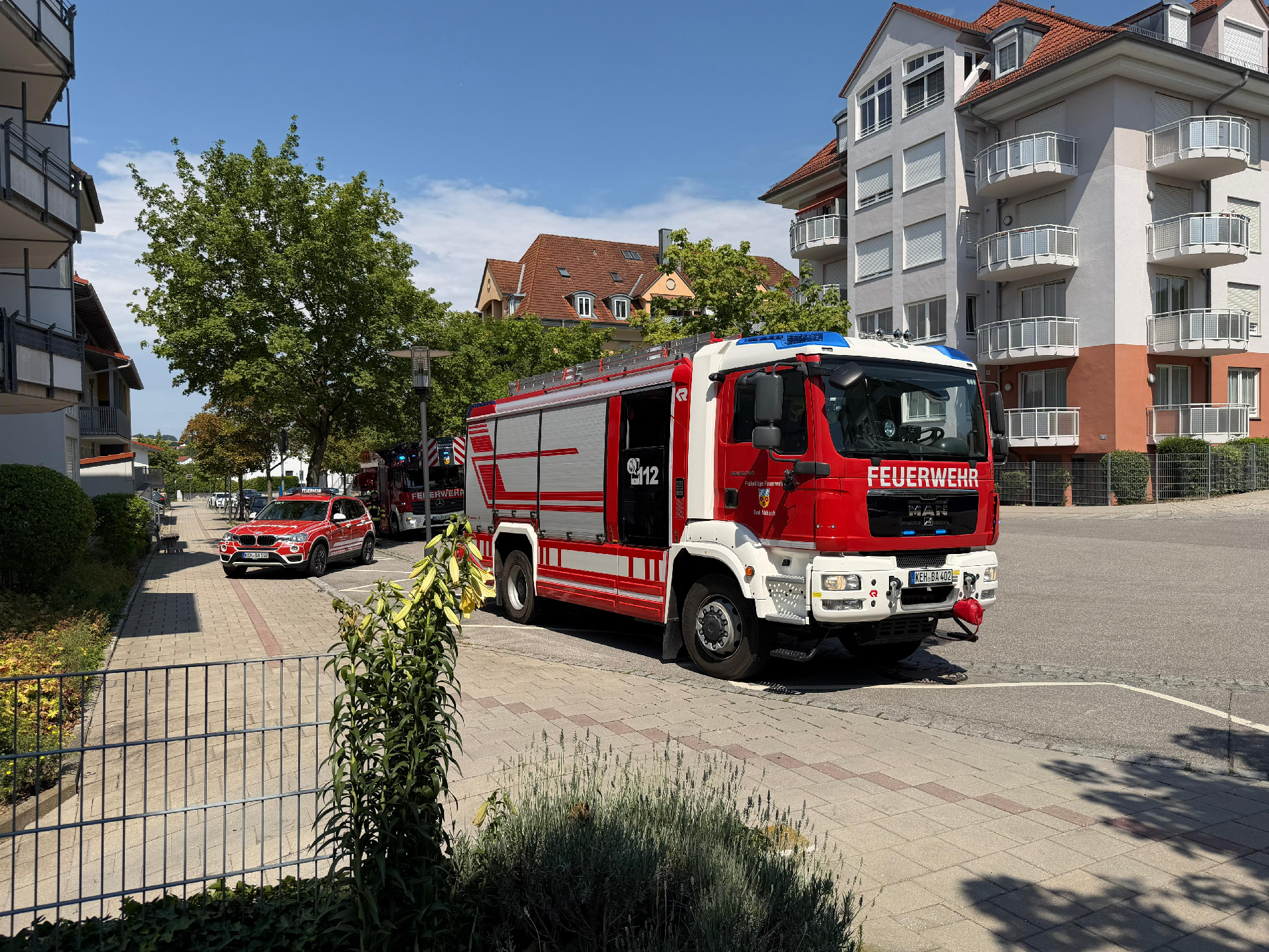 Einsatzfoto ausgelöster Rauchwarnmelder